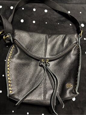 The Sak Black Silverlake Flap Leather Crossbody